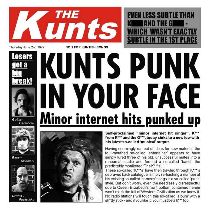 paroles Kunt And The Gang Nobody Spunks Up A Cunt Anymore
